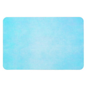 Magnet Flexible Aquarelle bleu turquoise Modèle blanc