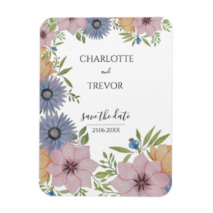Magnet Flexible Aquarelle Jardin de Printemps