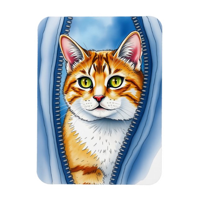 Magnet Flexible Aquarelle mignonne belle collection populaire de c (Vertical)