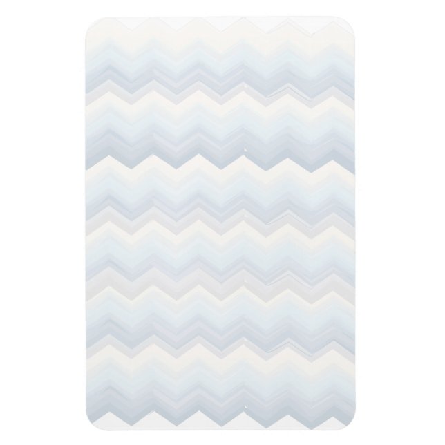 Magnet Flexible Aquarelle Ocean Shades Chevron (Vertical)