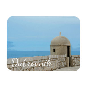 Magnet Flexible Aquarelle peinture de la muraille de Dubrovnik