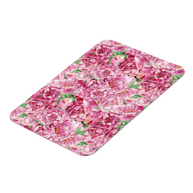 Magnet Flexible Aquarelle Pink Peonies (Côté Gauche)
