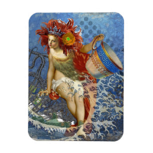 Magnet Flexible Aquarius Mermaid Bleu gothique