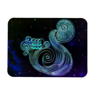 Magnet Flexible aquarius the wwater carrier zodiac