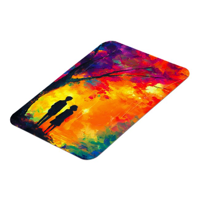 Magnet Flexible Arbre coloré d'amour (Côté Gauche)