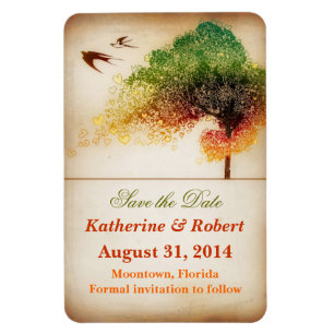 Magnet Flexible arbre d'amour artistique coloré enregistrer l'aima