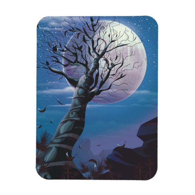 Magnet Flexible Arbre de la lune (Vertical)