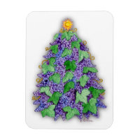 Arbre de Noël aux raisins de vin