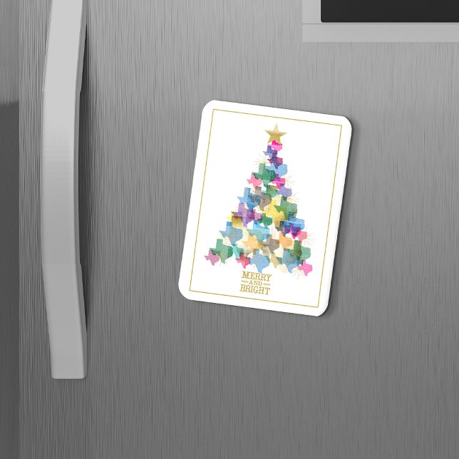Magnet Flexible Arbre de Noël rustique du Texas (Créateur téléchargé)