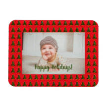 Arbre de Noël vert-rouge personnalisé