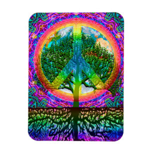Magnet Flexible Arbre de paix de la vie