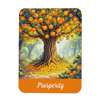 Magnet Flexible Arbre orange nature richesse abondance prospérité