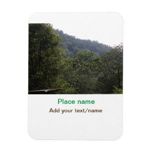 Magnet Flexible Arbres de la forêt de jungle montagne voyage ajout