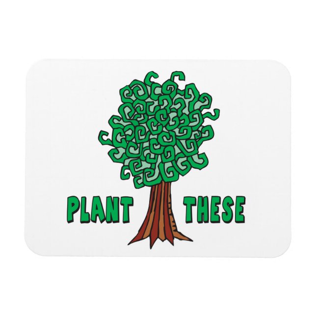 Magnet Flexible Arbres plantes (Horizontal)