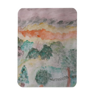 Magnet Flexible Arbres Sur La Baie Aimant Photo Flexible