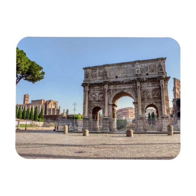 Magnet Flexible Arc de triomphe de Constantin - Rome, Italie (Horizontal)