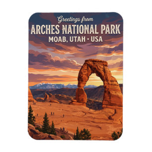 Magnet Flexible Arc délicat, Parc national des Arches Utah