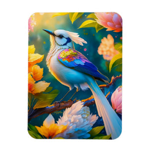 Magnet Flexible Arc en arc-en-ciel Jay Imaginaire Bird
