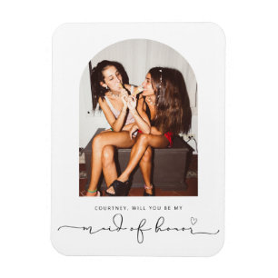 Magnet Flexible Arch frame tu seras ma servante de l'aimant d'honn