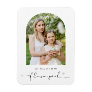 Magnet Flexible Arch frame tu seras mon aimant fille de fleur