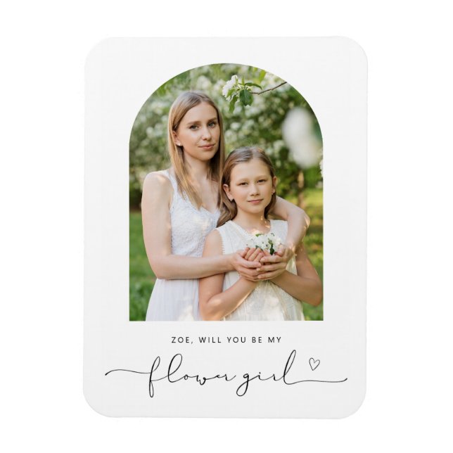 Magnet Flexible Arch frame tu seras mon aimant fille de fleur (Vertical)