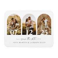 Arch Photo Enregistrer La Date Faire-part Carte Ma
