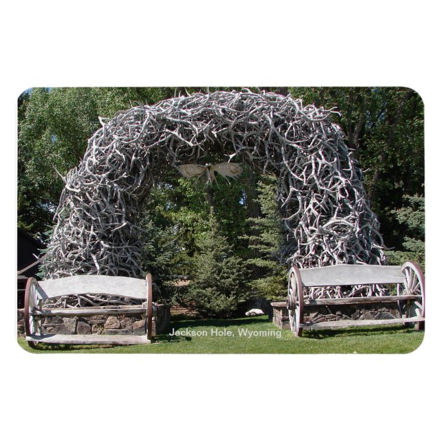 Magnet Flexible Arche Elk Antler - Jackson Hole, Wyoming (Horizontal)