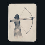 Magnet Flexible Archeresse aquarelle Silhouette<br><div class="desc">Tir à l'arc I par Grace Popp. | 138501D</div>