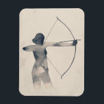 Magnet Flexible Archeresse aquarelle Silhouette<br><div class="desc">Tir à l'arc I par Grace Popp. | 138501D</div>
