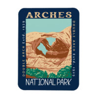 Arches Parc National Double Arche Retro Distorsion