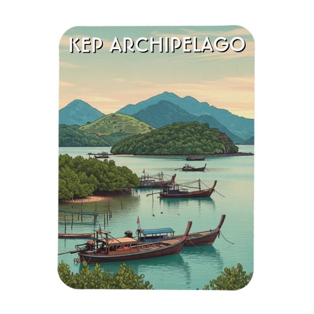 Magnet Flexible Archipel de Kep Cambodge (Vertical)