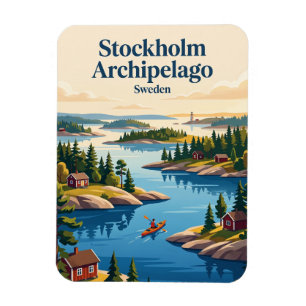 Magnet Flexible Archipel de Stockholm Suède