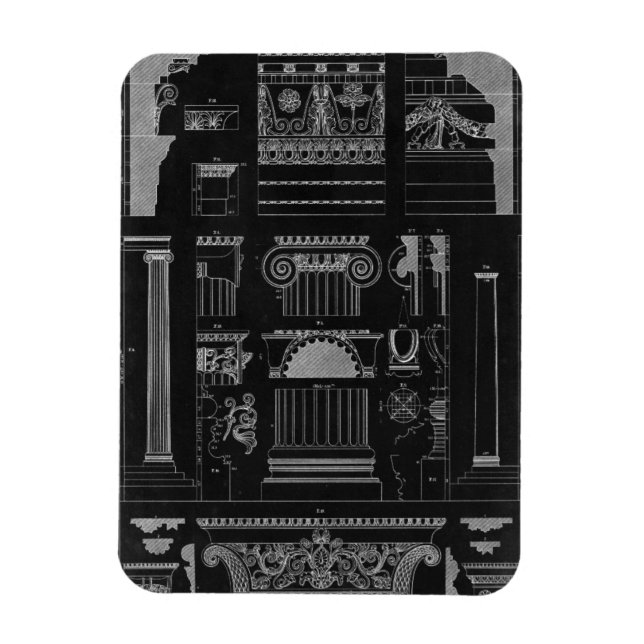 Magnet Flexible Architecture graphique IV (Vertical)