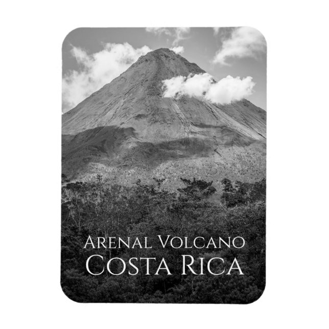 Magnet Flexible ARENAL VOLCANO Costa Rica Célèbre carte postale (Vertical)