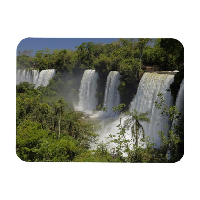Magnet Flexible Argentine, les chutes d'Iguacu au soleil. (Horizontal)