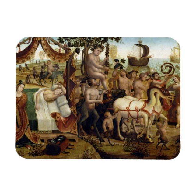 Magnet Flexible Ariane à Naxos, de l'histoire de Thésée (huile ou (Horizontal)