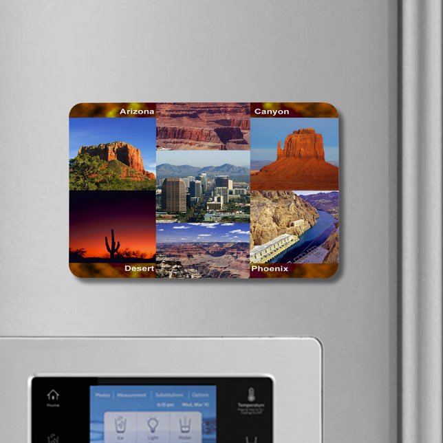 Magnet Flexible Arizona Desert Collage (Arizona Desert Collage Magnet)