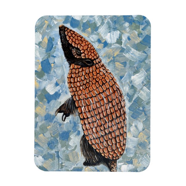 Magnet Flexible Armadillo Painting (Vertical)