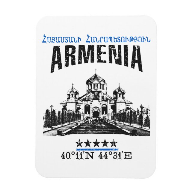 Magnet Flexible Arménie (Vertical)
