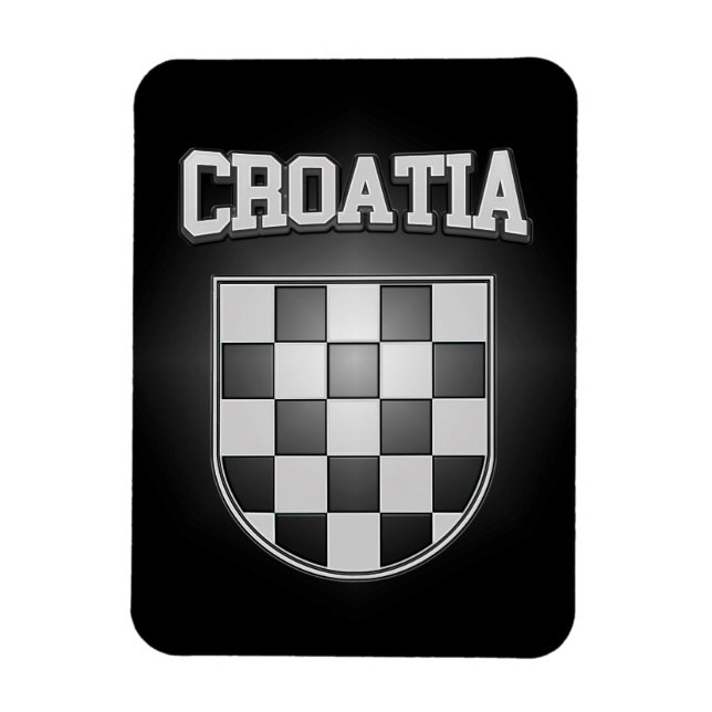 Magnet Flexible Armoiries de Croatie (Vertical)