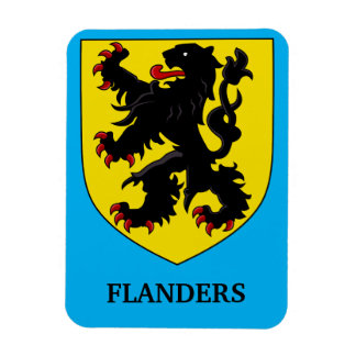 Magnet Flexible Armoiries de Flandre Lion Héraldique