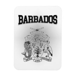 Magnet Flexible Armoiries de la Barbade
