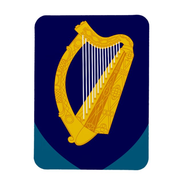 Magnet Flexible Armoiries de l'Irlande (Vertical)