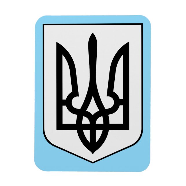 Magnet Flexible Armoiries de l'Ukraine (Vertical)
