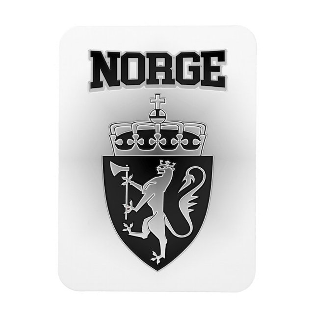 Magnet Flexible Armoiries de Norge (Vertical)