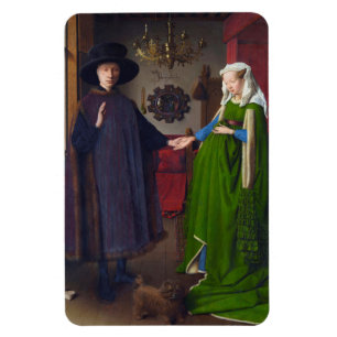 Magnet Flexible Arnolfini Portrait Peinture De Jan Van Eyck