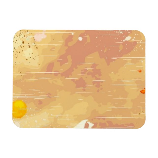 Magnet Flexible arrière - plan aquarelle (Horizontal)