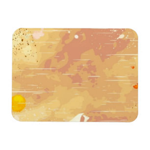 Magnet Flexible arrière - plan d'aquarelle