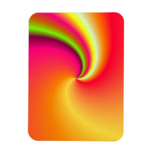 Magnet Flexible Arrière - plan Rainbow Swirl