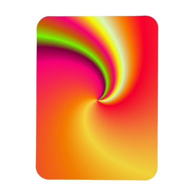 Magnet Flexible Arrière - plan Rainbow Swirl (Vertical)